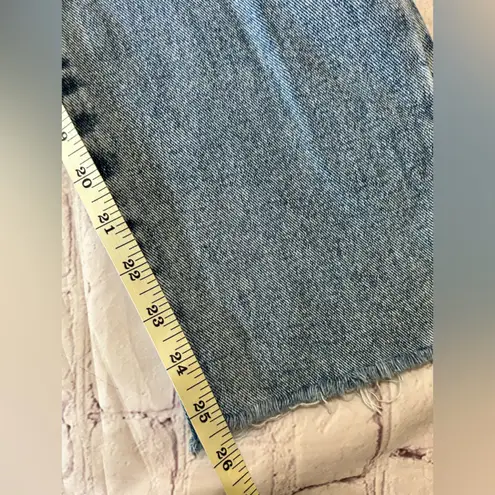 Circus NY Sam Edelman Two Tone High Rise Straight Leg Boyfriend Jeans Size 27 Blue