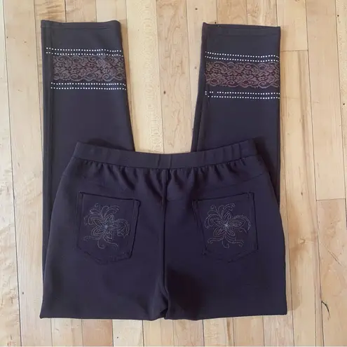 Rhinestone Western Trousers