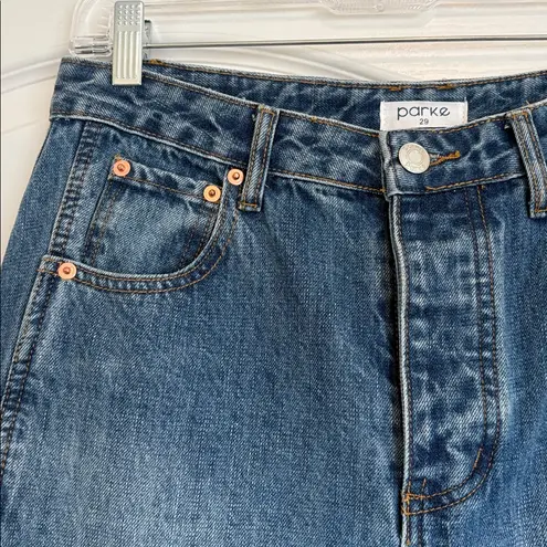 Parke Horseshoe Jeans size 29 medium blue wash denim