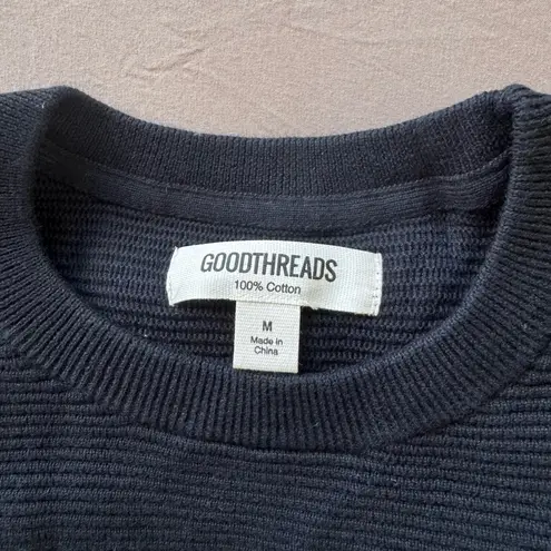 goodthreads. Ottoman Stitch Crewneck Sweater