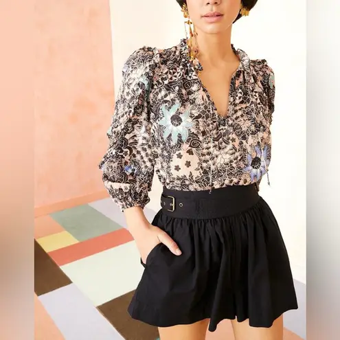 Ulla Johnson Manet Floral Blouse 10 Like New – Feminine Boho Western Coastal - Image 4