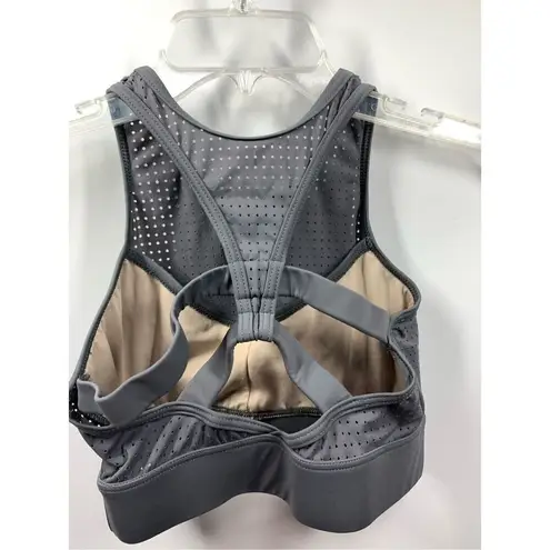 Sport bra halter style size small Gray
