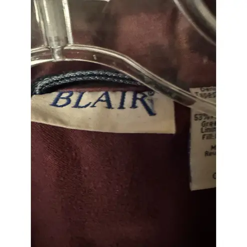 Blair Vintage 90's Patchwork Denim Jacket XL Southwestern Tapestry Western Coat - Image 3