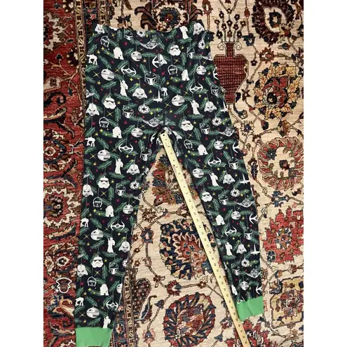 Hanna Andersson Christmas Star Wars Organic Cotton Pajamas Pants Size XXL Green