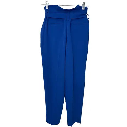 NEW Boden Dress Pants Women 2 Cobalt Blue Paper Bag Waist Versatile Comfort
