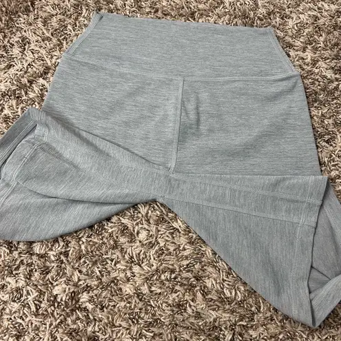Stori Perseverance Fitted 7’ Bike Shorts Heather Ash Sz 4 Gray