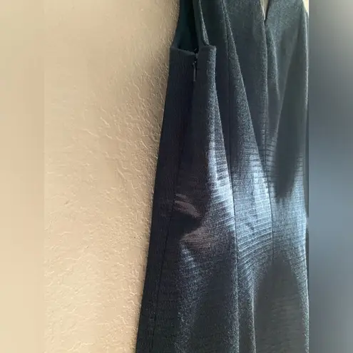 Theyskens Theory Midnight Green Cotton Elastane Blend Sheath Dress 4 Cocktail