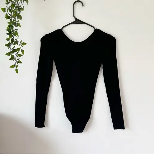 Commando  Butter Long Sleeve Bodysuit Sz OS