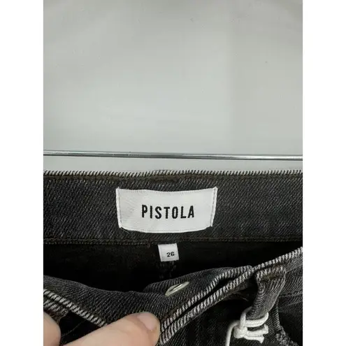 Pistola  Jeans Women 26 Charcoal Memento Cara High Rise Vintage Skinny Denim