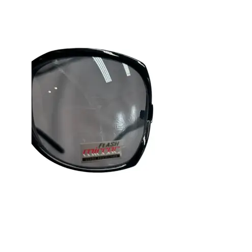 Solary Butterfly Round Face Cover Bug Eyes Sunglasses Oversized Polarized Black