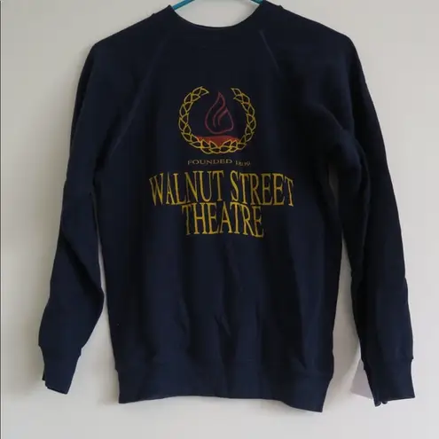 Hanes Vintage  crewneck graphic small navy blue