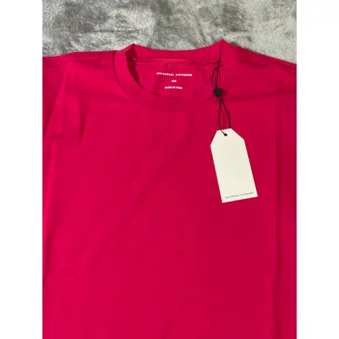 Universal Standard NWT Size 4XS (00-0) Fuchsia Pink Tie Dress Short Sleeve