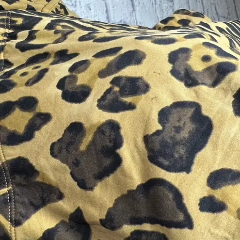 Lauren Ralph Lauren brown cheetah print one piece bathing suit women’s size 22W Black