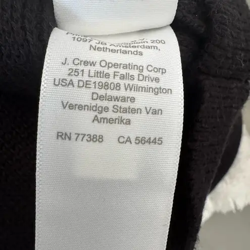 NWT JCrew Cotton lady jacket cardigan sweater black Sz Med Sold Out