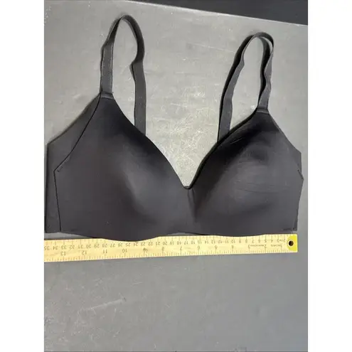 Knix Vneck Padded Evolution Bra Wireless Seamless Lightly Padded Black Size 3