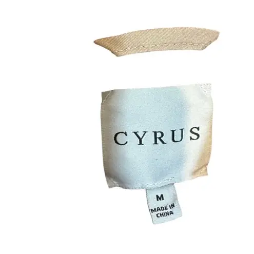 Cyrus Brown & Tan Madras Plaid Button Front Collared Sweater Jacket Women Sz M