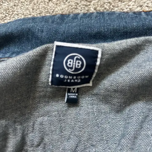 Boom Boom Jeans Blue Denim Jacket with Yellow Patch