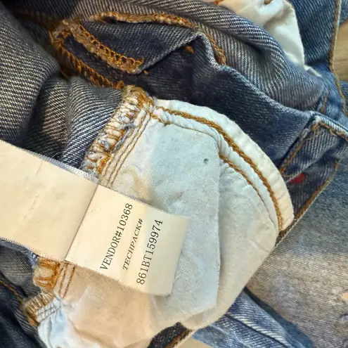 Bullhead Denim Co. Skinny Boyfriend Distressed Blue Jeans Womens Size 27