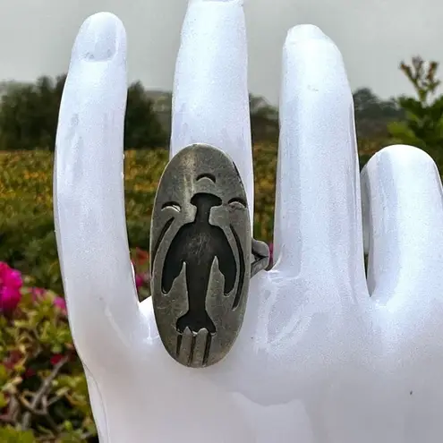 Vintage sterling silver overlay navajo vintage ring