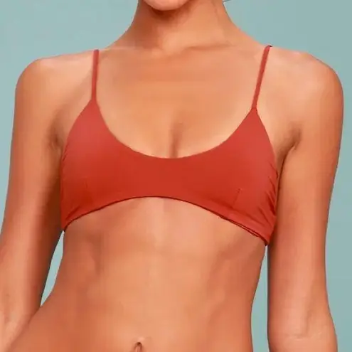 TAVIK Nahla Bralette Bikini Top Rust S