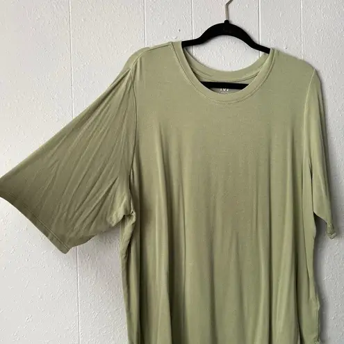 Magaschoni Womens T-Shirt 2X Soft Stretch Relaxed Micromodal Casual Minimalist