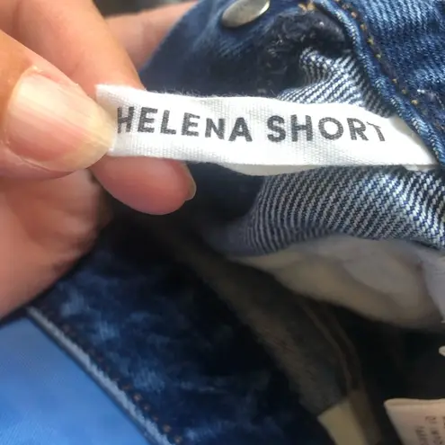 GRLFRND  Denim Shorts Distressed Helena Short blue Jean color Size 24 - Image 5