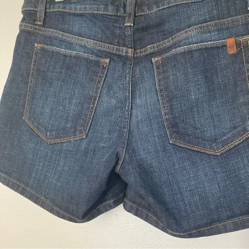 joe's jeans Joes‎ Jeans Stephanie Shorts Dark Wash Light Distressing Mid Rise 30