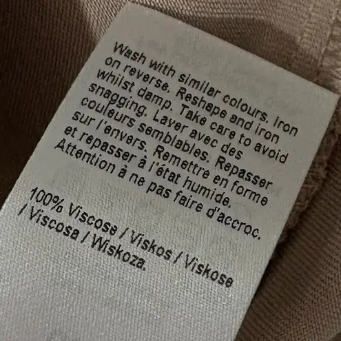 River Island Gold Satin Maxi Skirt Slip Skirt Size US 4 UK 8