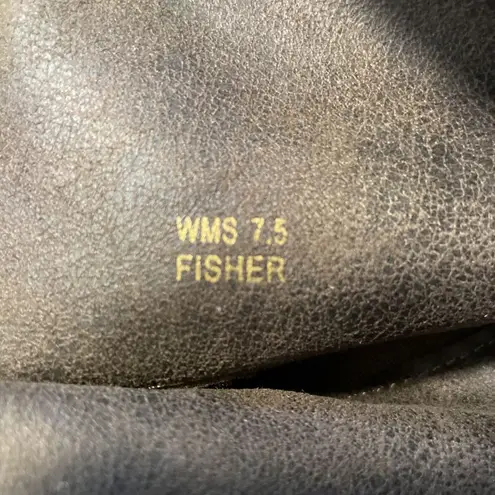 Report Fisher Women’s Boots Size 7.5 Riding Boot Over the Knee Brown Half Zip