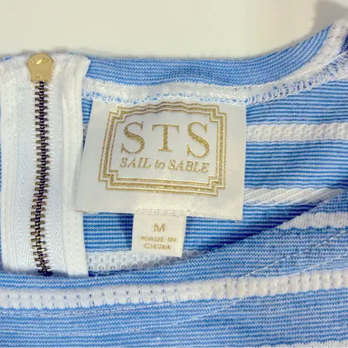 Sail To Sable Sail To Stable Nautical Stripe Shift Dress Size M