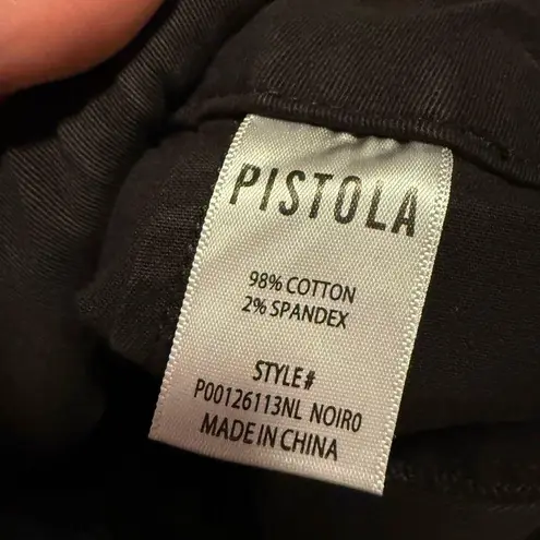 Pistola Black High Waist Shorts