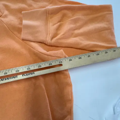 J.Crew ‎ Sweater Womens X Large Orange Wide Button Collar Sweatshirt Cloudspun - Image 8