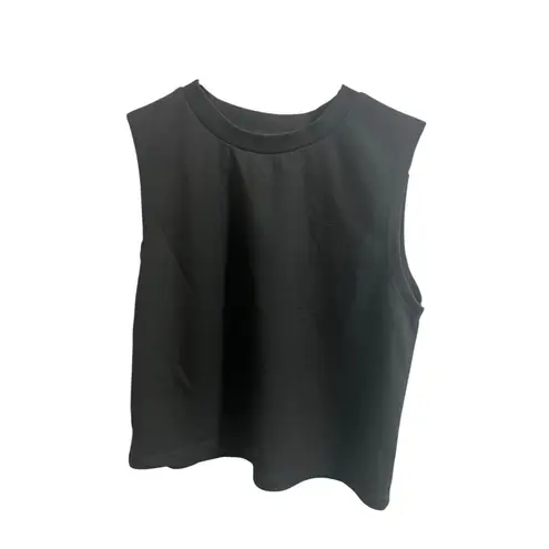 P. Cill Sleeveless Top Skirt Set Womens XS Black Maxi Slit Co