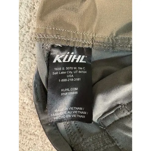 Kuhl Women's Shorts 10 Hiking Bermuda Gray Nylon Polyester Outdoor
