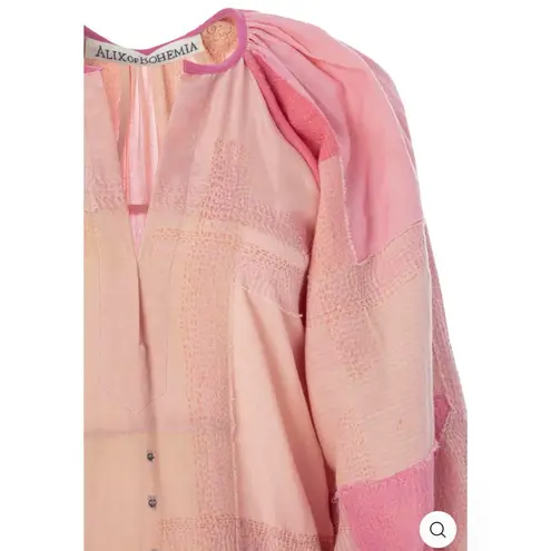 ALIX OF BOHEMIA Celeste Pink Sky Sari Dress