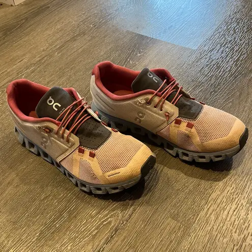 on cloud  5 Ice/Prairie Color Sneaker Women’s Size 8.5 - Image 4