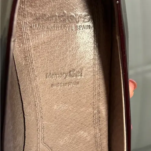 Burgundy Patent Leather Pumps Red Size 8