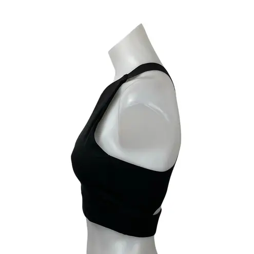 Varley Women's Black Sleeveless Racerback Activewear Sports Bra Crop Tank Top S