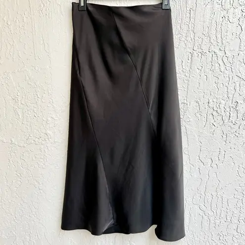 Majorelle A-Line Midi Skirt Black Women's Size Small
