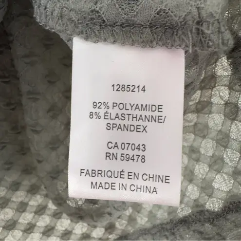 Revolve House of Harlow 1960 Sheer Sleeveless Mock Neck Textured Tank Top NWOT M Green Size M