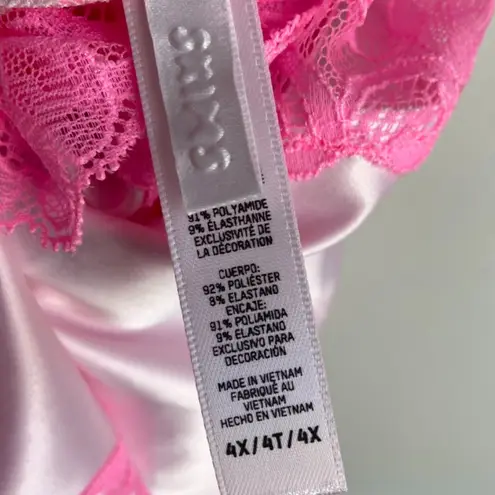 SKIMS NWOT Cherry Blossom Woven Shine Lace Cami