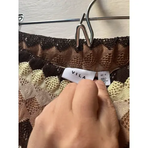 Chevron Striped Wide Leg Pants Xs Bohemian Festival Coachella Ranch