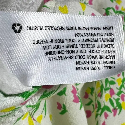 Rixo for Target Mini Dress Womens 2 Green Floral V