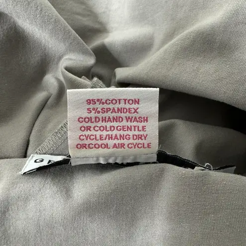 Gretchen Scott Shirt Womens XXL Goddess Gray Black Tunic Neutral Minimalist