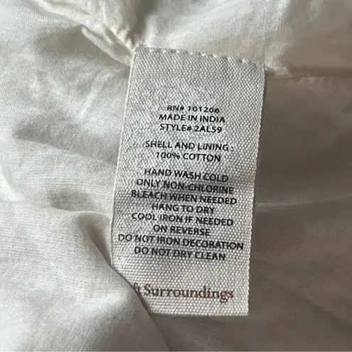 Soft Surroundings Vest Women Small Medium Alhambra Beaded Duster Hippie Bohemian