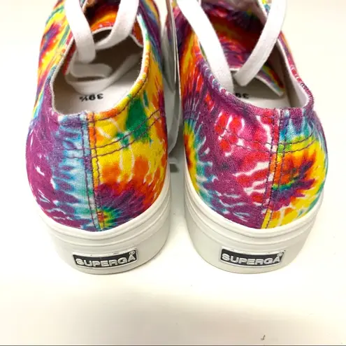 Superga NEW  2790 Tie Dye Platform Sneakers.