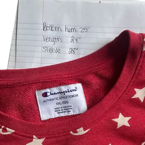 Champion  XXL Womens red crew neck pullover sweater