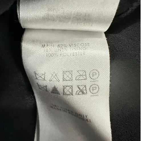 Victoria Beckham Victoria One Shoulder Dress Women's 4 Black Short Sheath