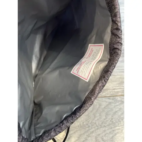 Thirty One Cinch Bag Backpack Thermal Insulated Lunch Beach Tote NWT Embroidered