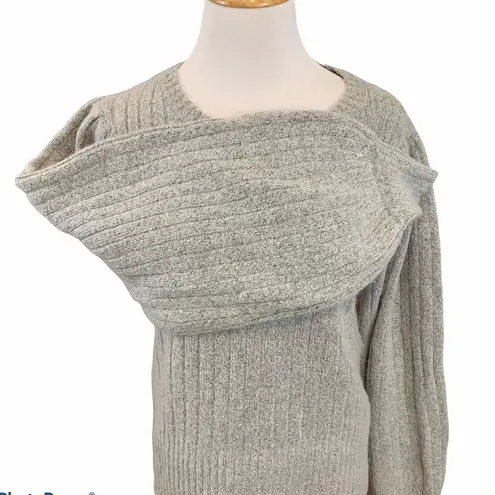 Marled Reunited soft gray balloon sleeve sweater Gray Size M